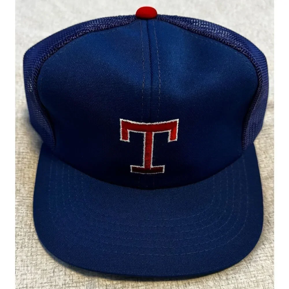 Texas Rangers Sports Specialty Snapback Mesh Trucker Blue Red Hat Cap New